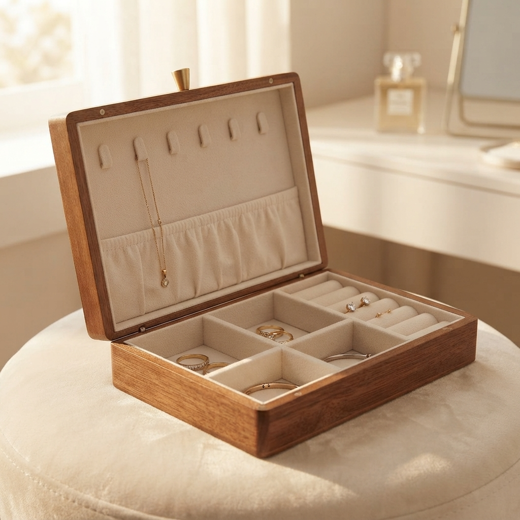 Personalised Wooden Jewellery Box