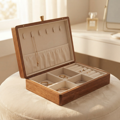 Personalised Wooden Jewellery Box