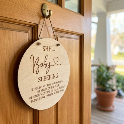 Shh... Baby Sleeping - Please do not knock
