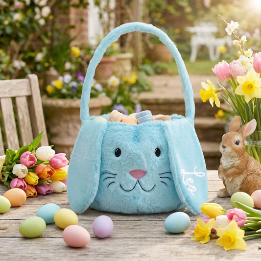 Easter Bunny Basket - Blue