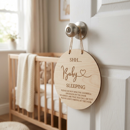 Shh... Baby Sleeping - Please do not knock