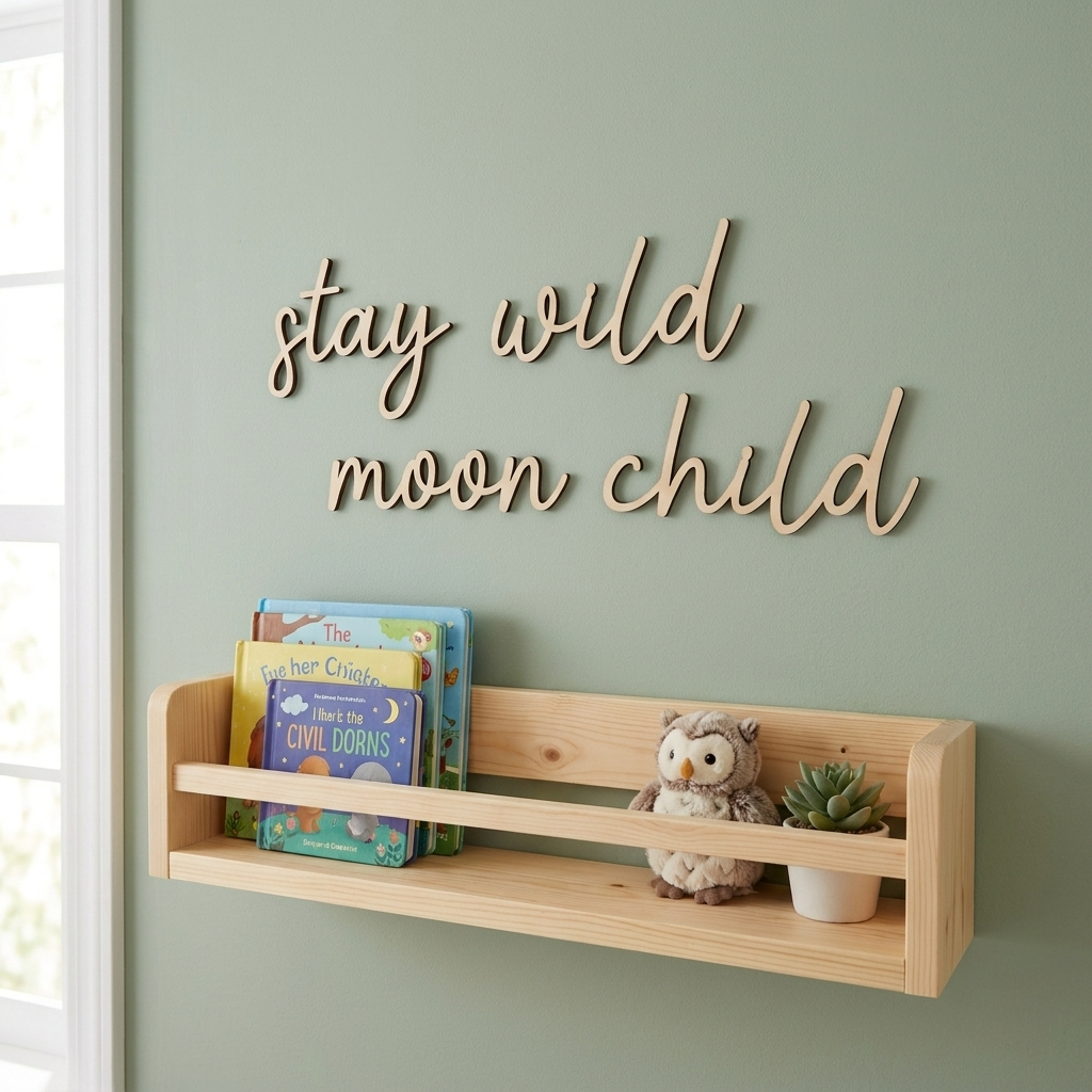 stay wild moon child Decal wall plaque