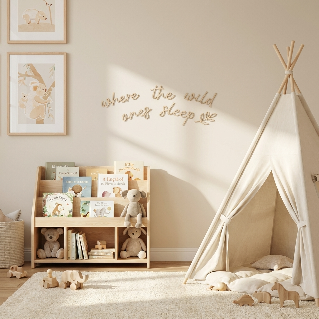 where the wild ones sleep wall plaque