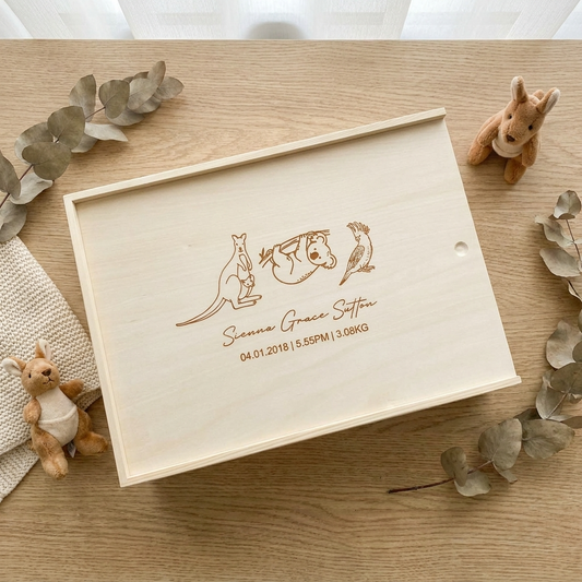 Keepsake Box - Australian Animals