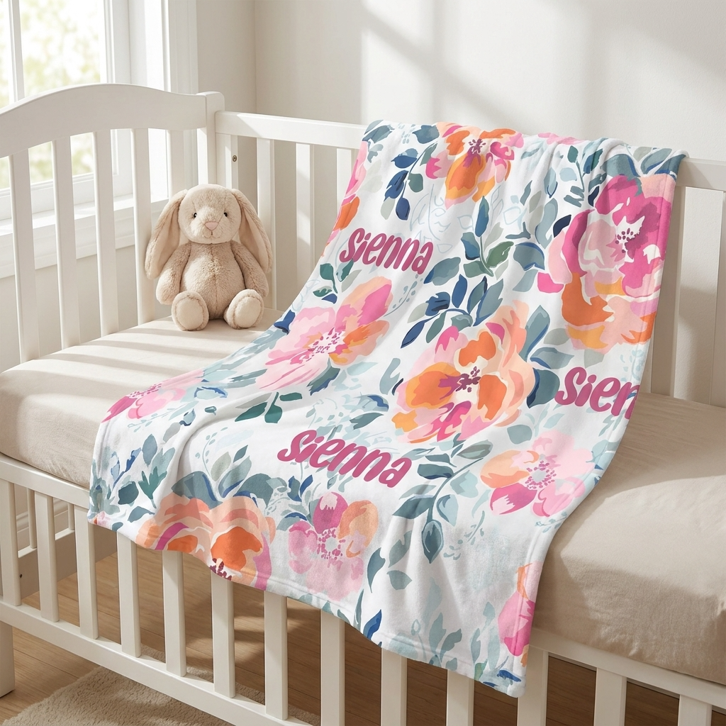 Blanket - Vibrant Flower
