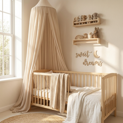 sweet dreams + moon Decal wall plaque