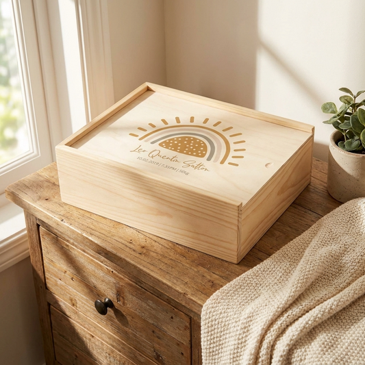 Keepsake Box - Boho Rainbow