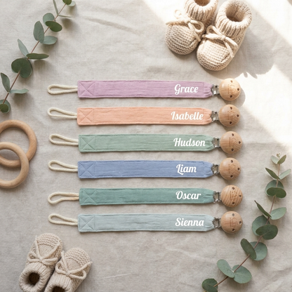 Personalised Dummy Clip - Multiple Colours