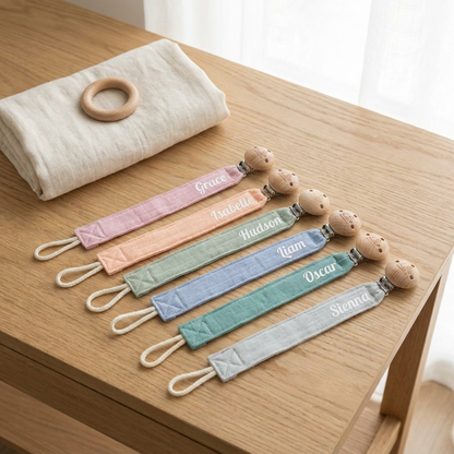 Personalised Dummy Clip - Multiple Colours