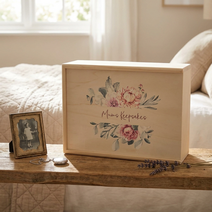 Keepsake Box - Pink Floral