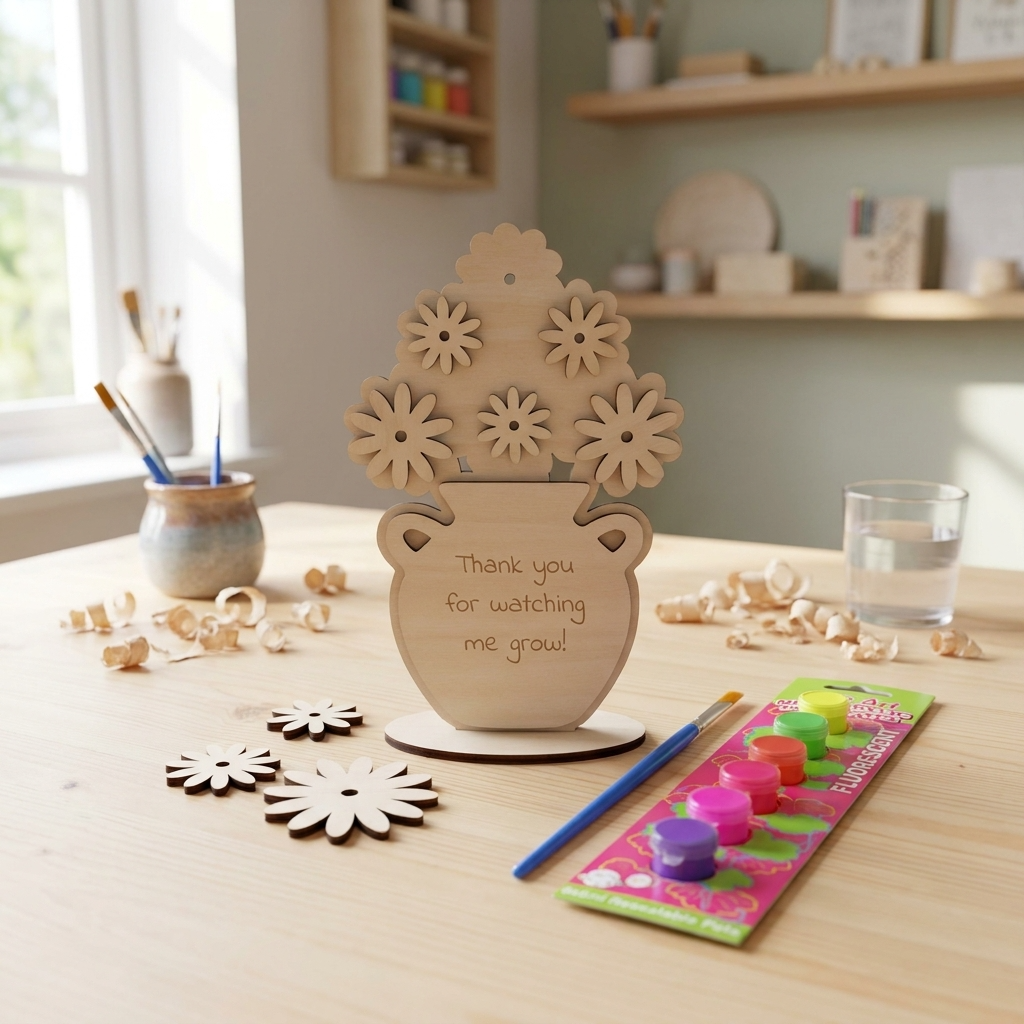 Personalised Flower Paint Kit