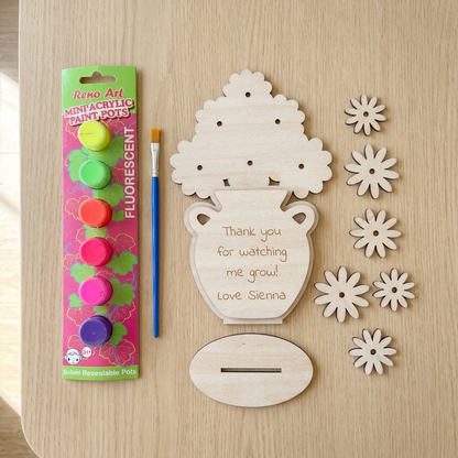 Personalised Flower Paint Kit
