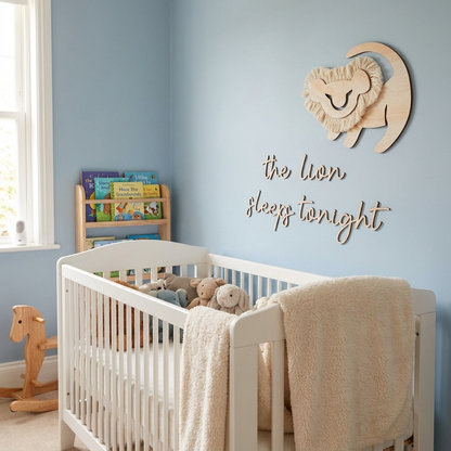the lion sleeps tonight wall plaque