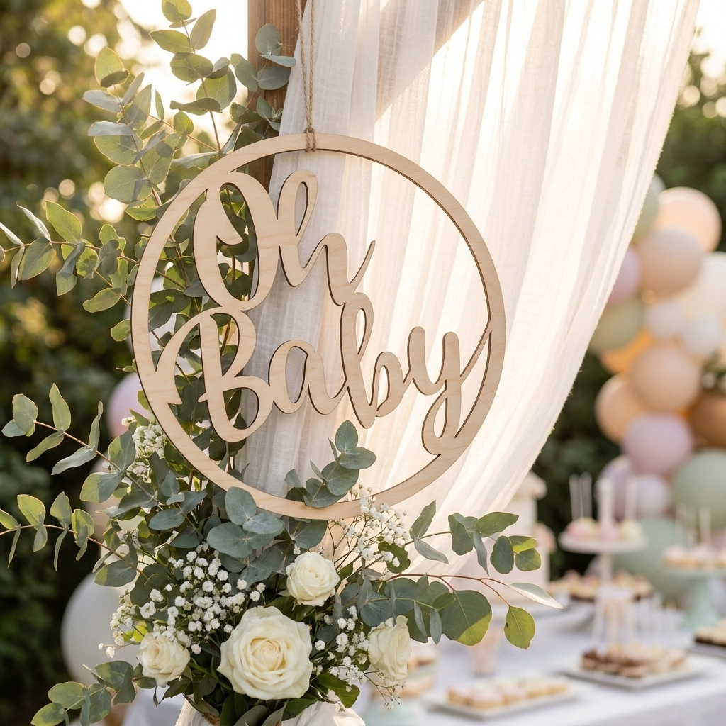 Oh Baby Shabby Chic Sign