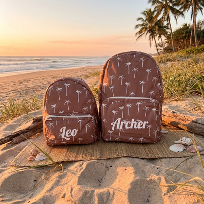 Personalised Kids Backpack - Palm Tree