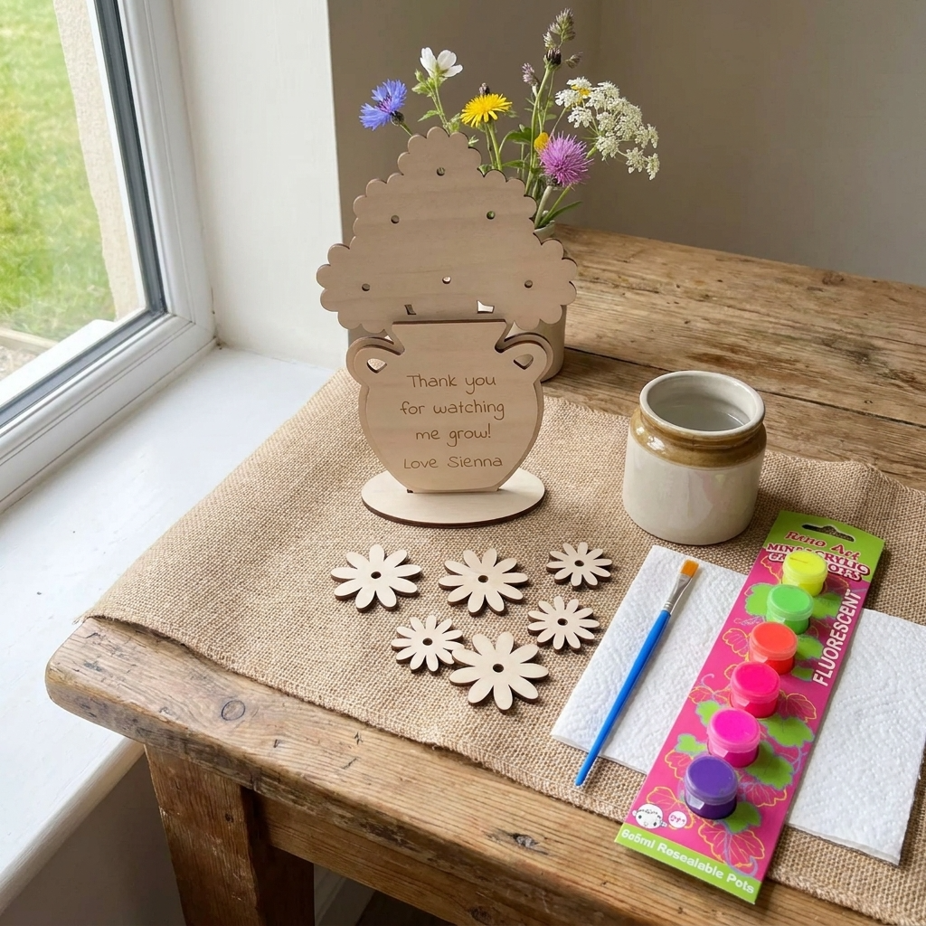 Personalised Flower Paint Kit