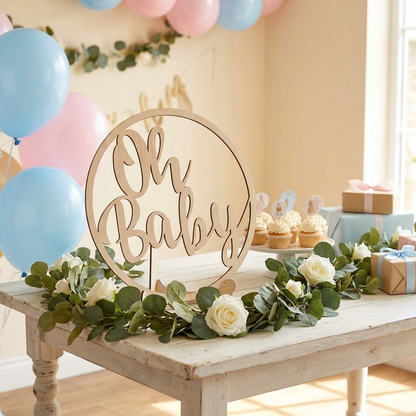 Oh Baby Shabby Chic Sign