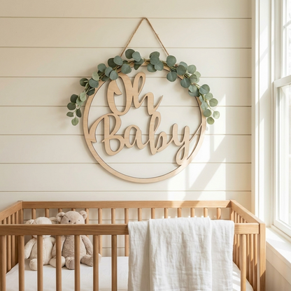 Oh Baby Shabby Chic Sign