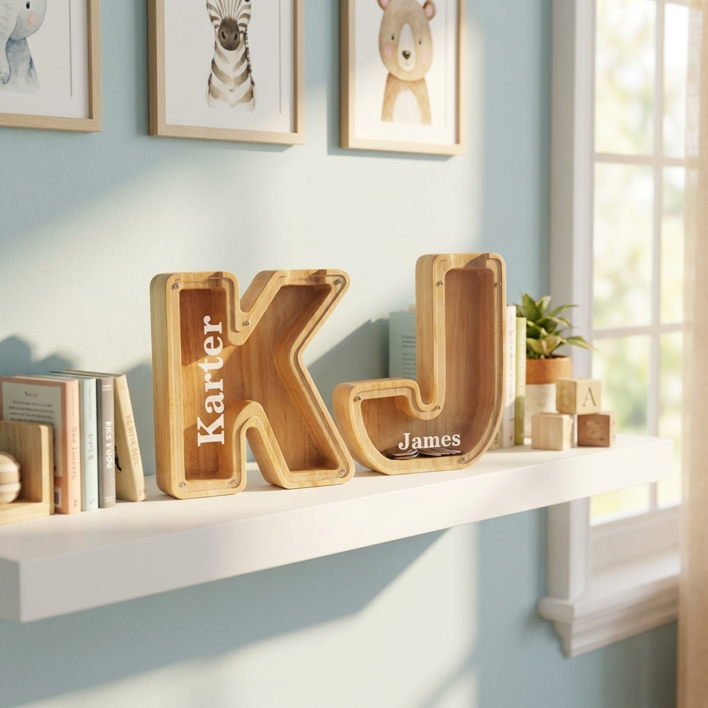 Personalised Alphabet Money Box