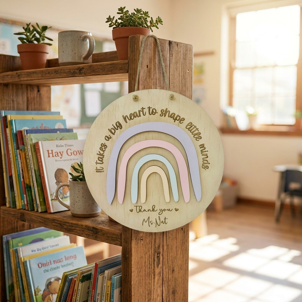Big Hearts Teacher Plaque