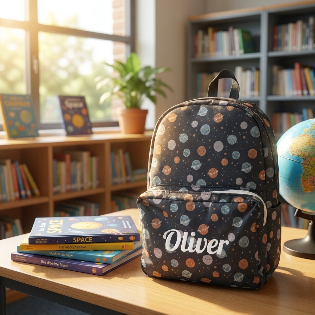 Personalised Kids Backpack - Space