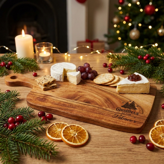Personalised Christmas at the Serving Board