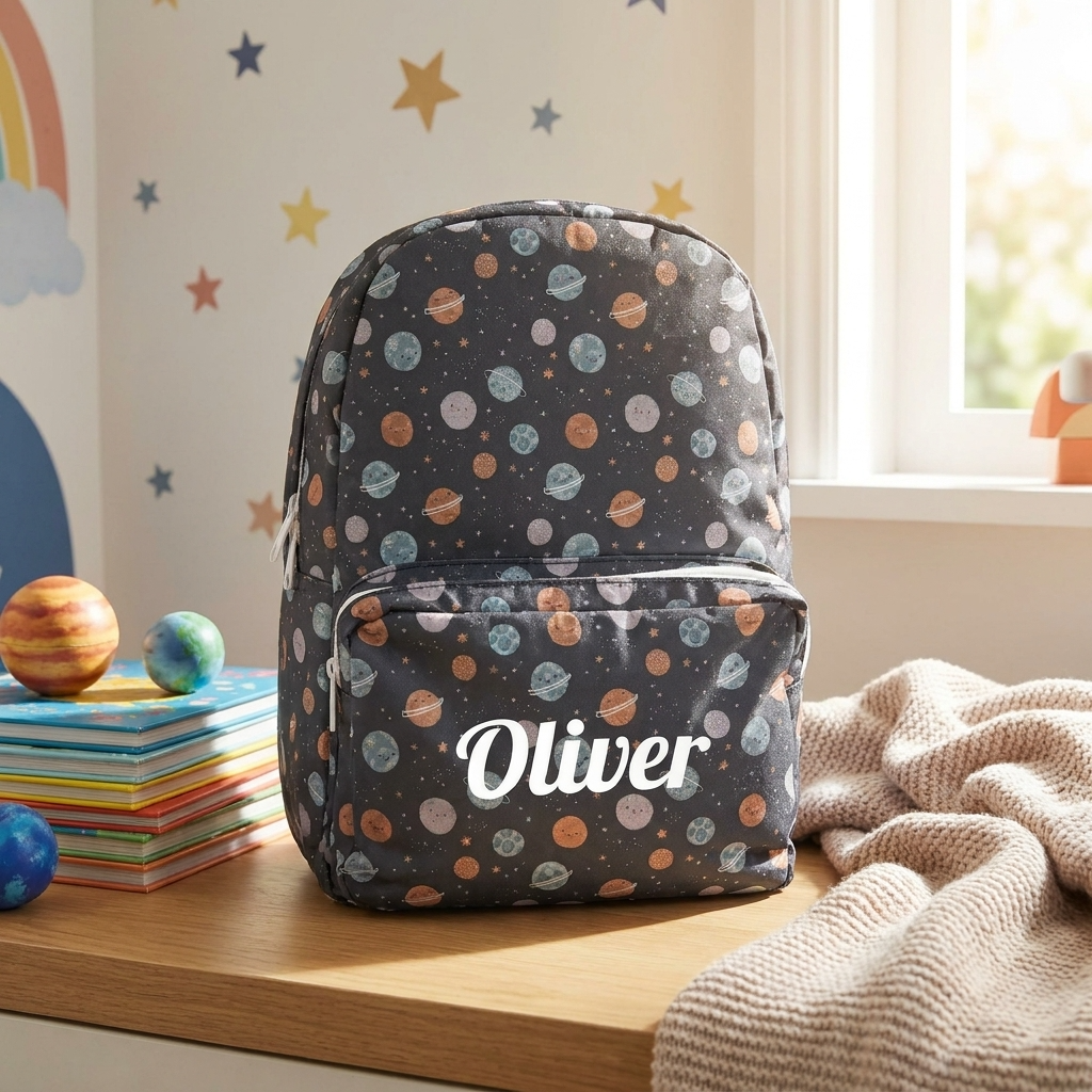 Personalised Kids Backpack - Space