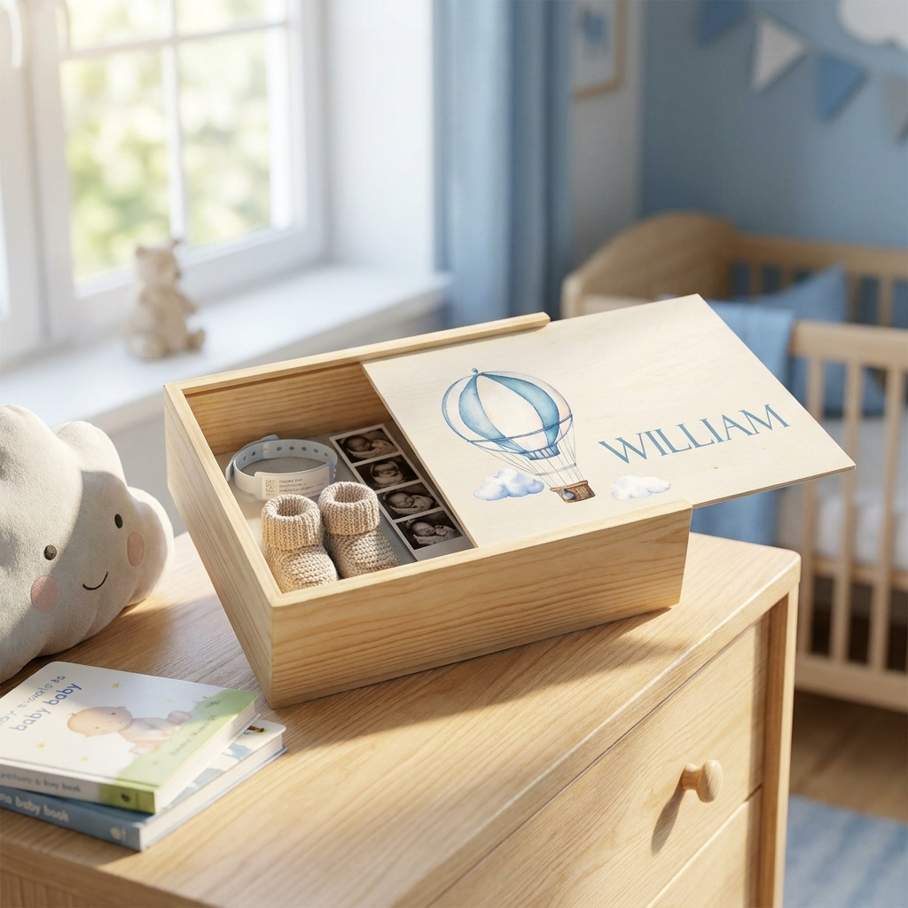 Keepsake Box - Hot Air Balloon