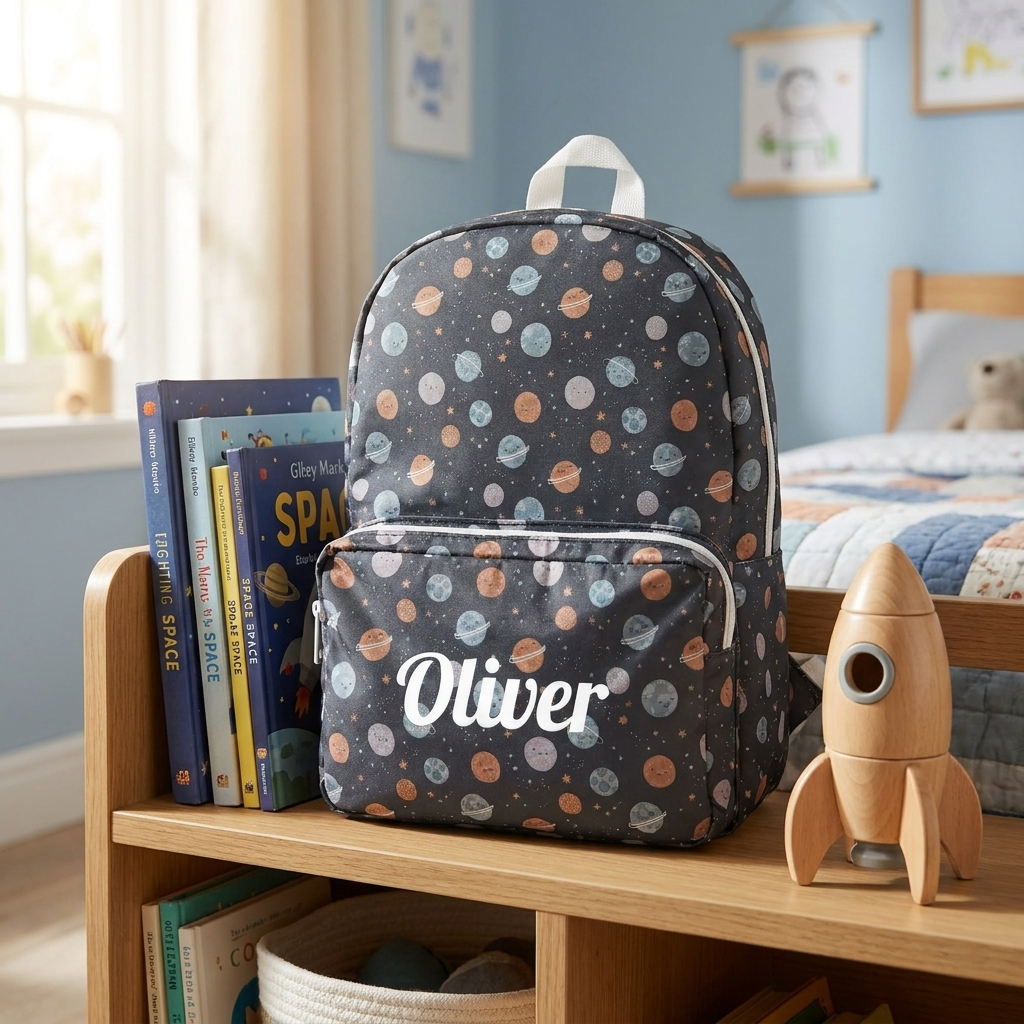 Personalised Kids Backpack - Space