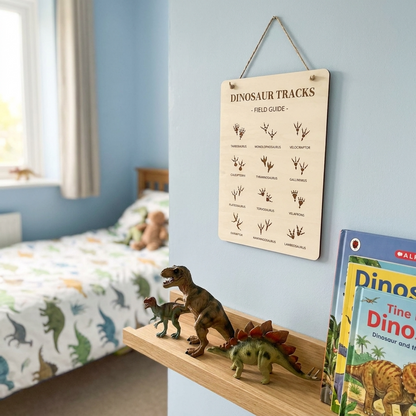 Dino Tracks Sign