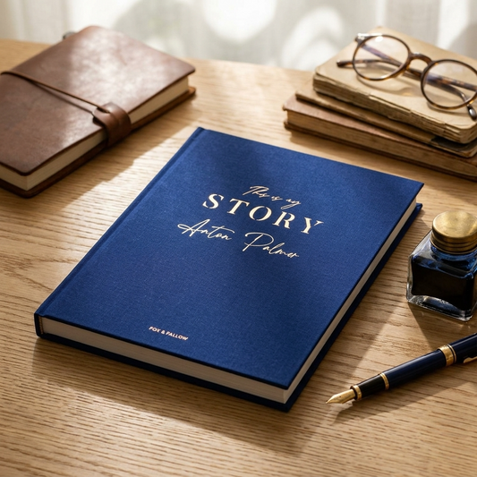 This Is My Story Memoir Journal Navy