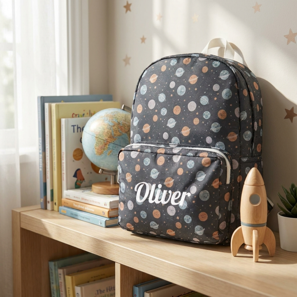 Personalised Kids Backpack - Space