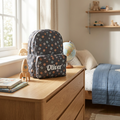 Personalised Kids Backpack - Space