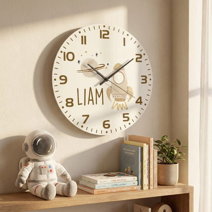 Personalised Clock - Space