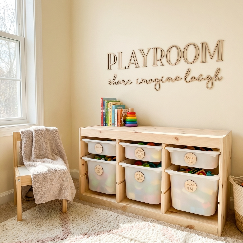 PLAYROOM - share imagine laugh plaque