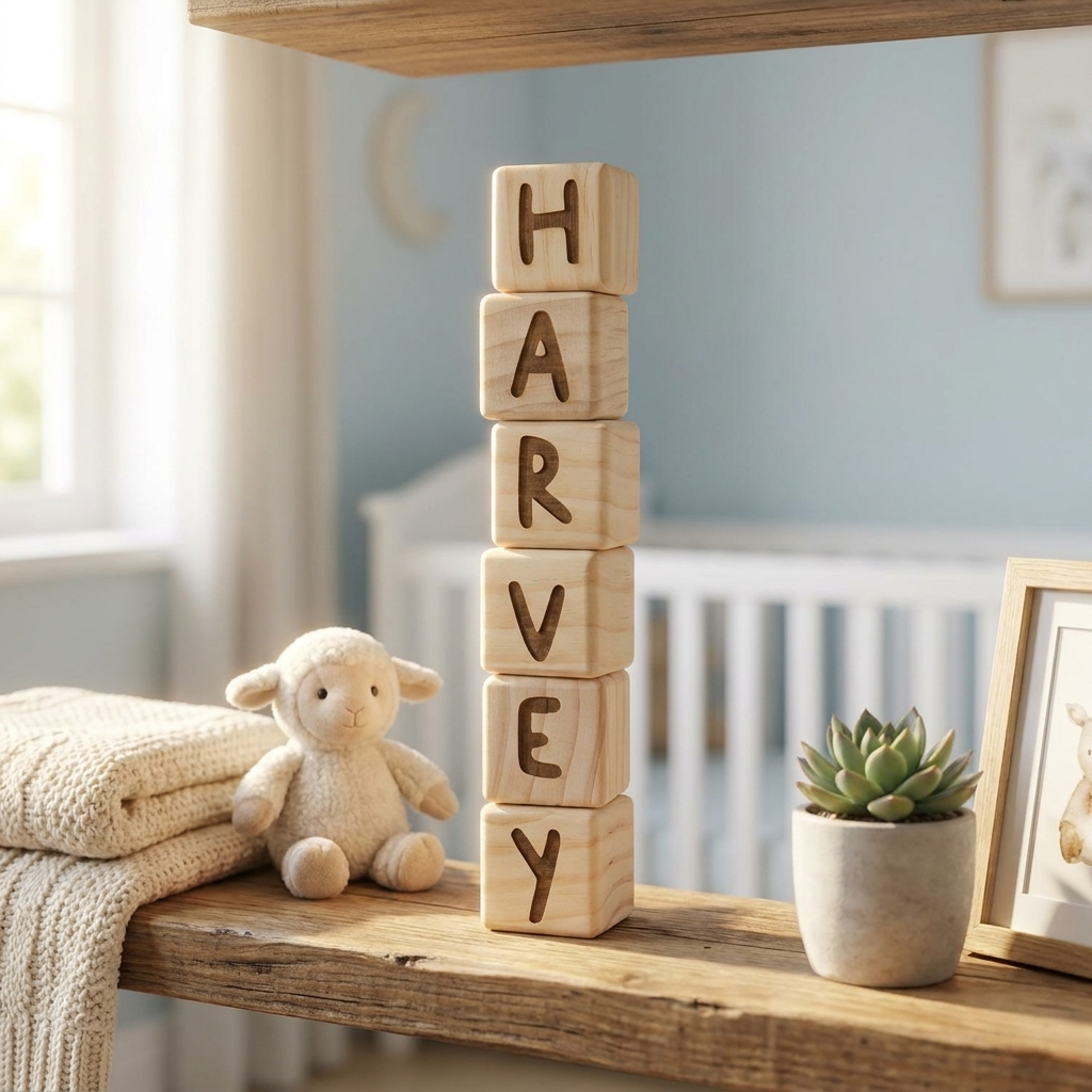 Wooden Letter Blocks