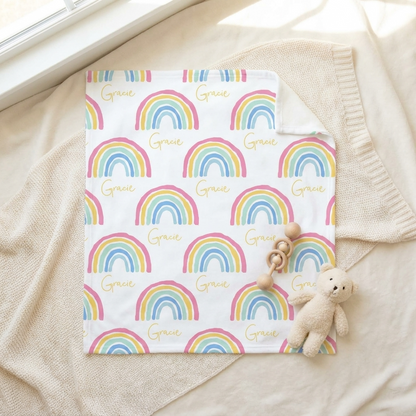 Blanket - Pastel Rainbow