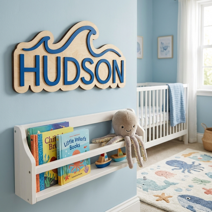 Wave Name Plaque