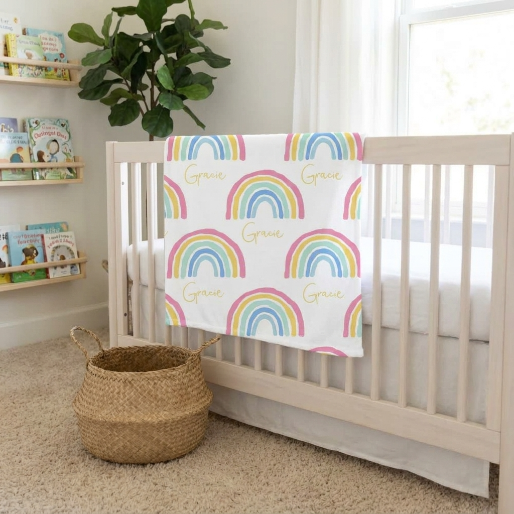 Blanket - Pastel Rainbow