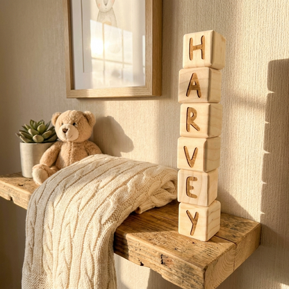 Wooden Letter Blocks