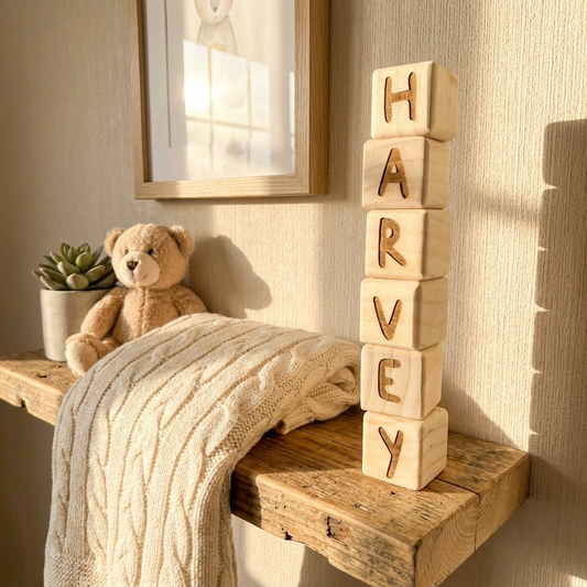 Wooden Letter Blocks