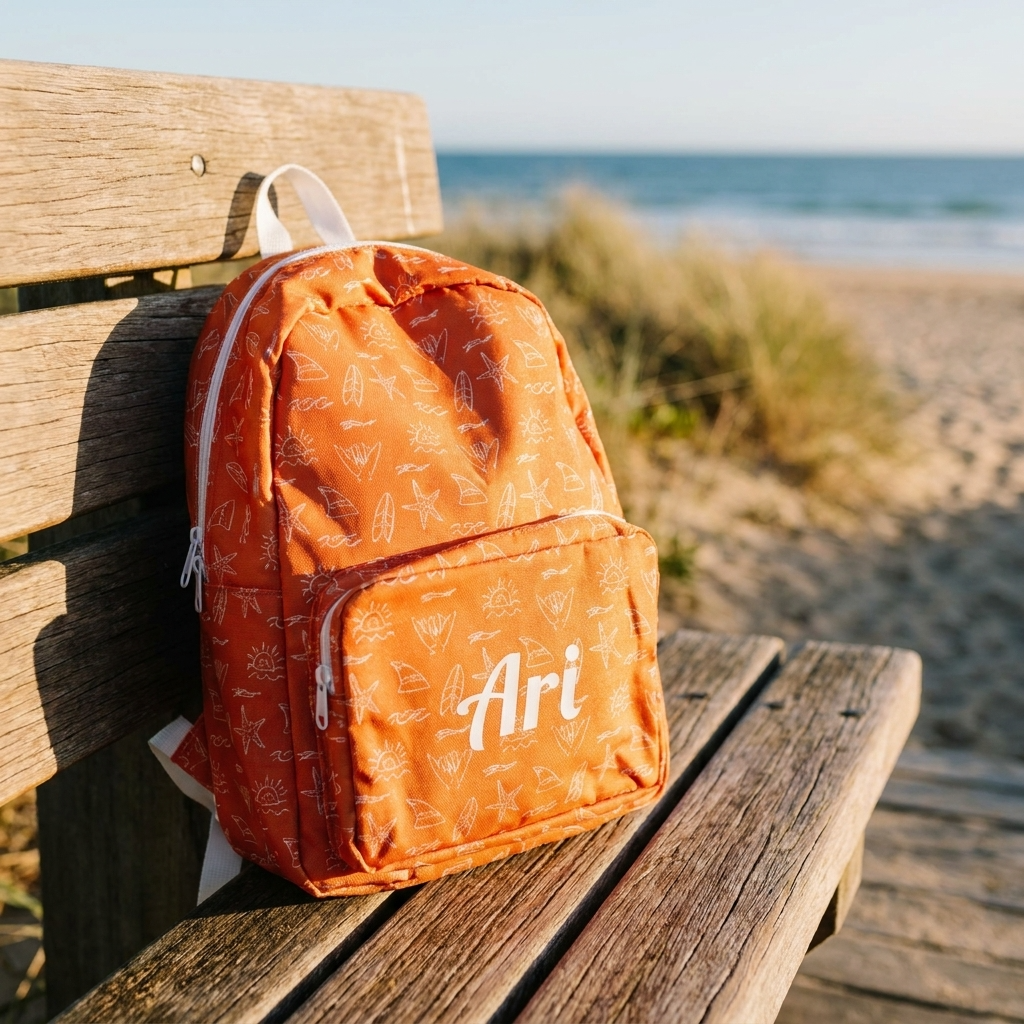 Personalied Kids Backpack - Surf