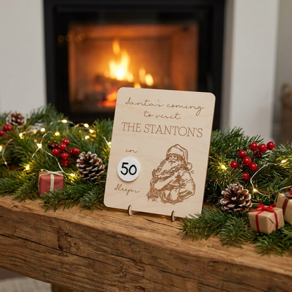 Vintage Santa Countdown