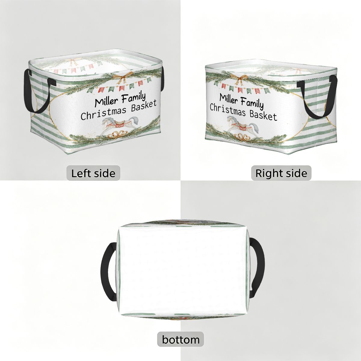Personalised Christmas Storage Basket