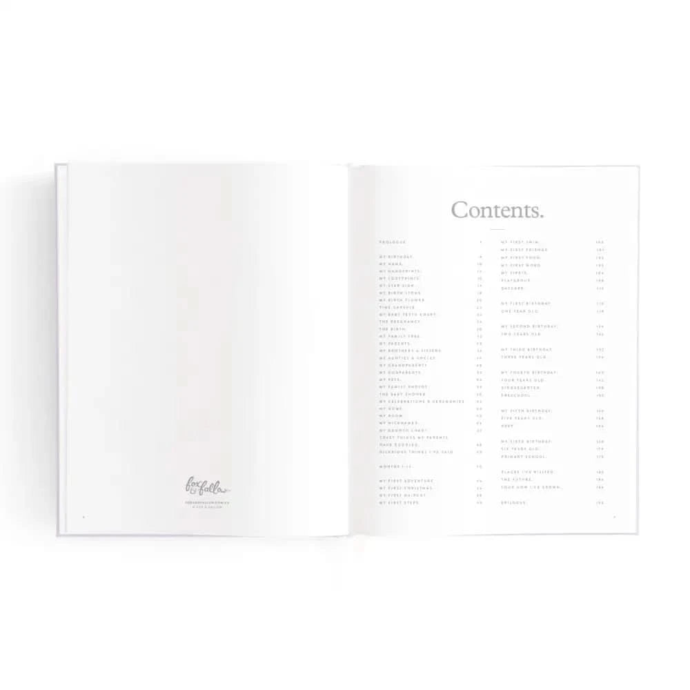 Fox & Fallow Baby Book Rose