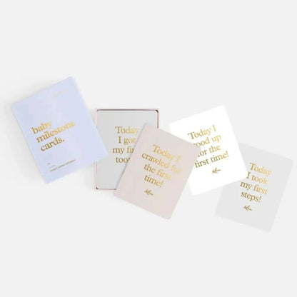 Fox & Fallow Baby Milestone Cards Blue - Timber Tinkers