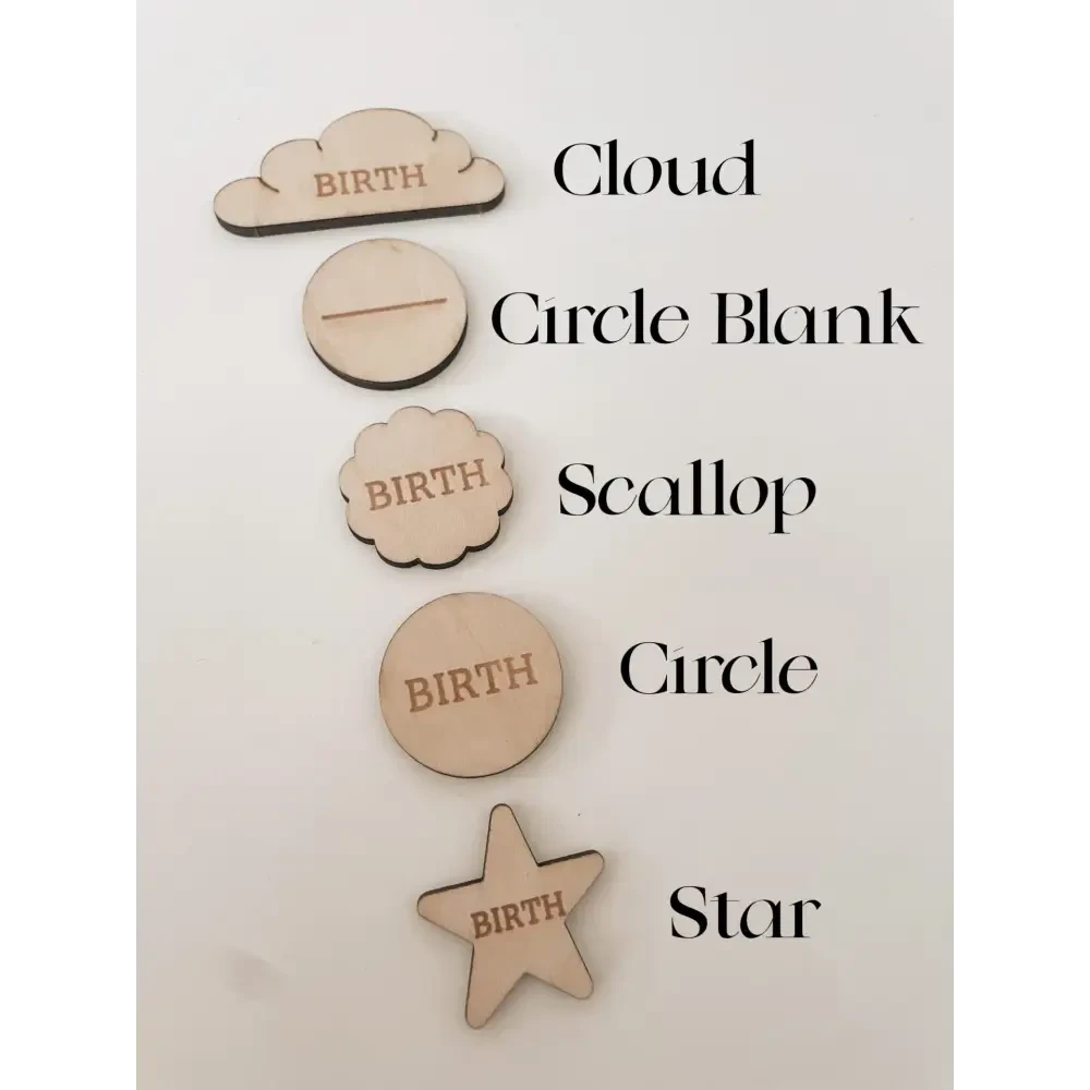 Height Chart Markers - Various Designs - Timber Tinkers