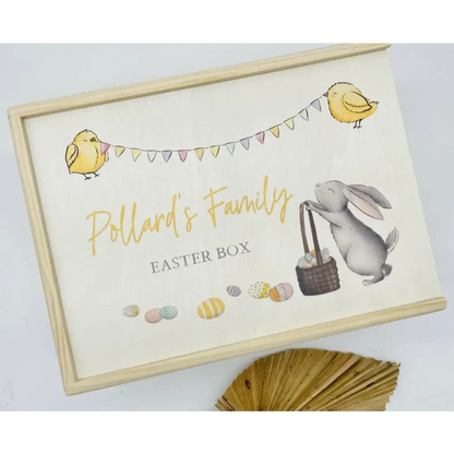 Keepsake Box - Easter Bunny Colour - Timber Tinkers