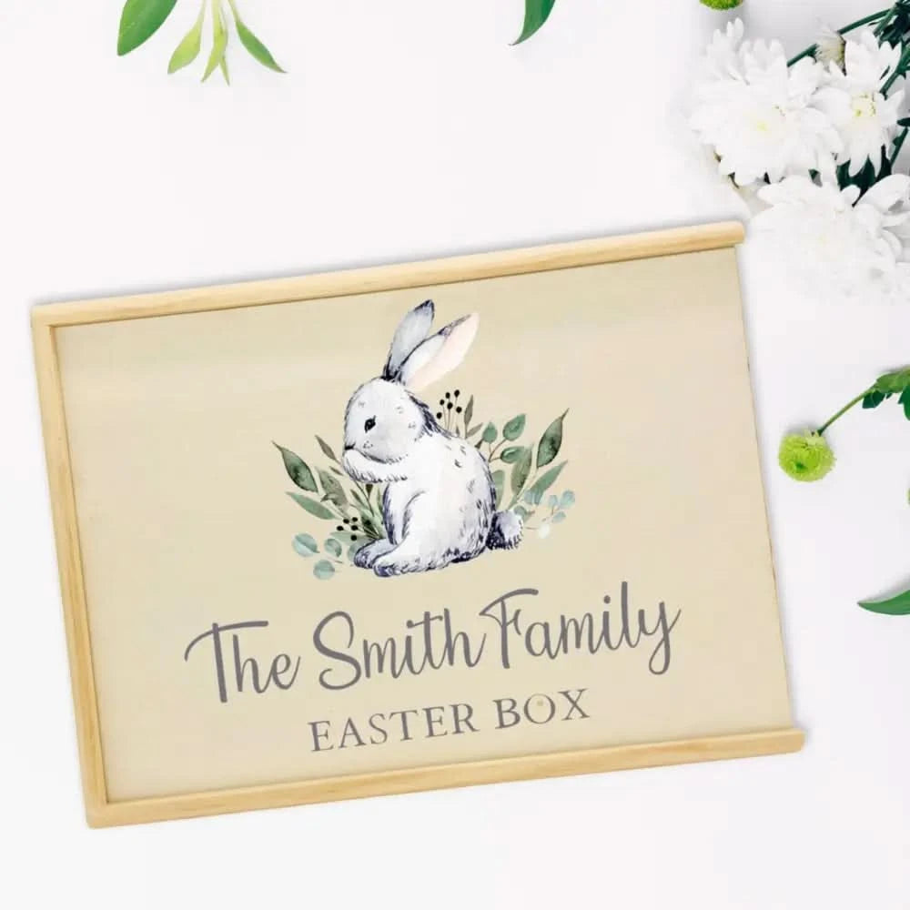 Keepsake Box - Grey Bunny - Timber Tinkers