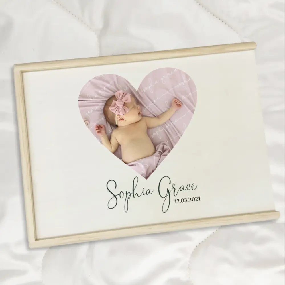 Keepsake Box - My Heart Photo - Timber Tinkers